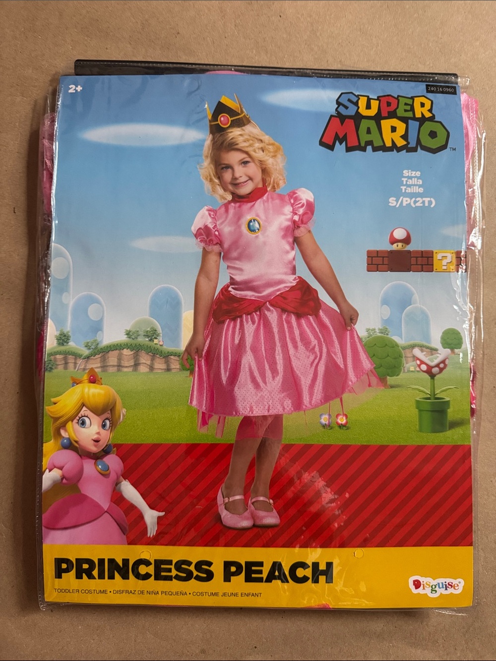 Super Mario Princess Peach Costume